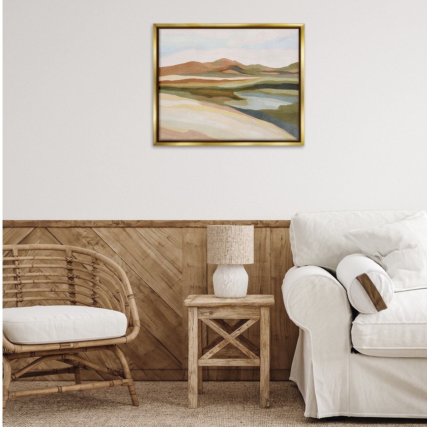 Stupell Industries Southwestern Land Scenery Floating Frame By Nikita Jariwala