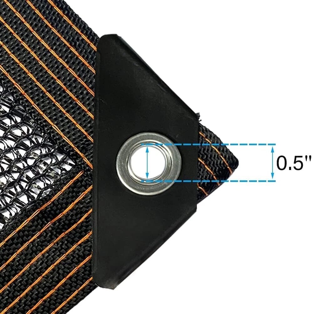 10x10ft Sun Shade Net Awnings Shelter Garden Patio Pool Sunblock Sail