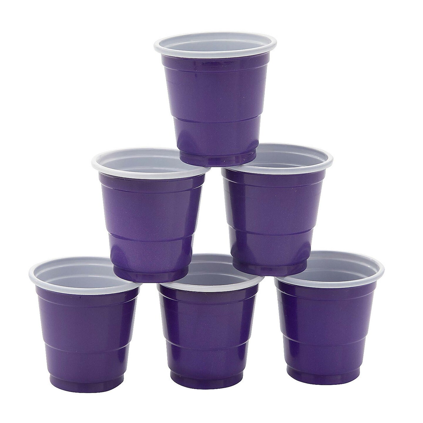 4th of July 1.5 oz Bulk 50 Ct. Disposable Plastic Shot Glasses