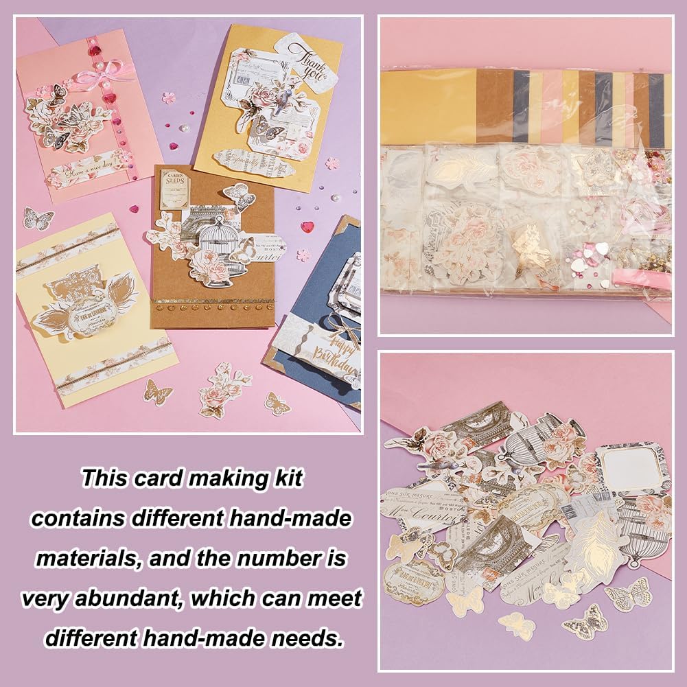 Card Making Kits, Handmade Greeting Card Sets Make Your Own Card Crafts for Thanksgiving Birthday Present Classroom Exchange