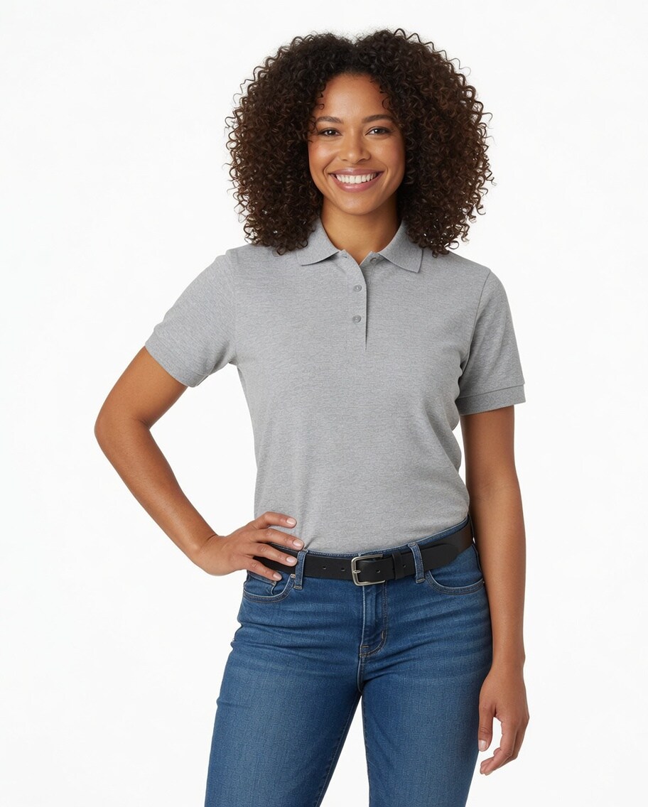 Gildan DryBlend Jersey Collared Neck Short Sleeve Polo Free
