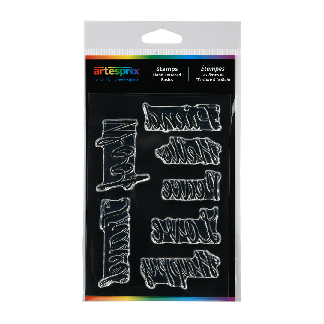 Artesprix Sublimation Stamps - Hand Lettered Basics