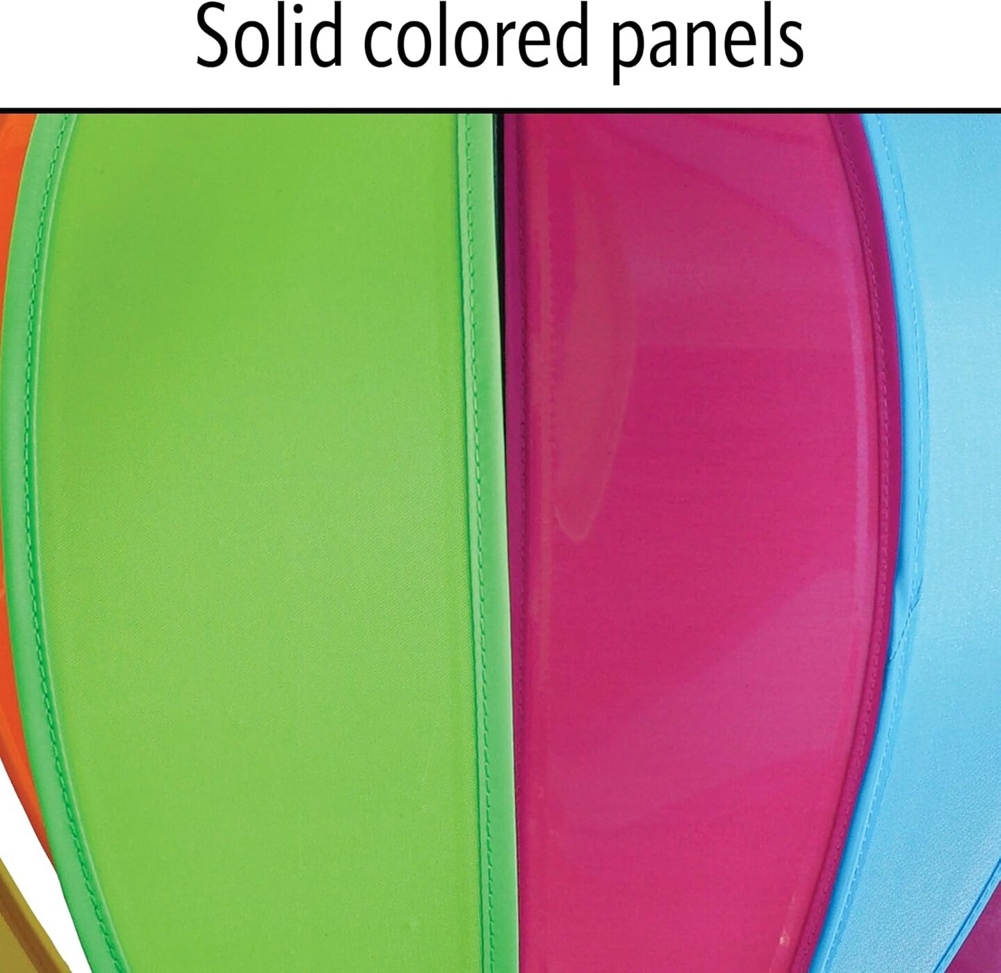 In the Breeze 0972 — Fiesta 6-Panel Fabric Hot Air Balloon — Colorful, Vibrant Hanging Outdoor Wind Spinner