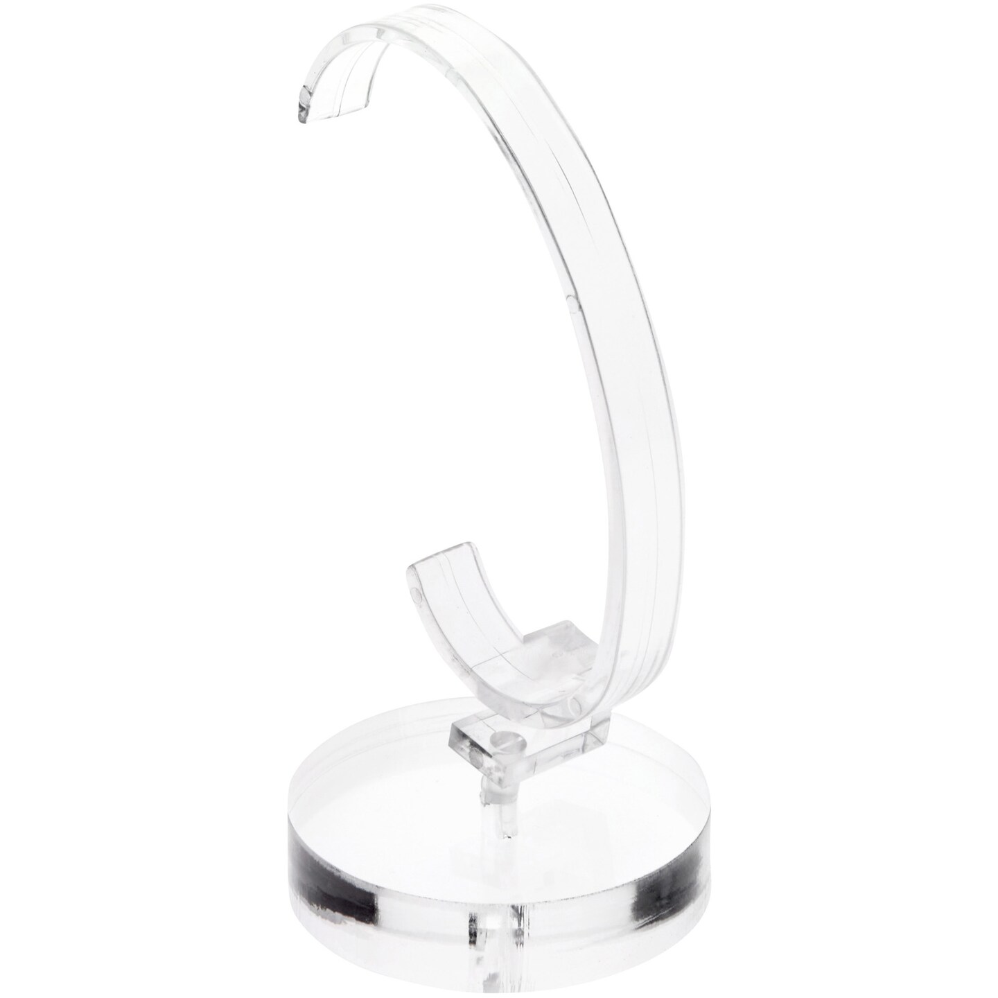 Plymor Clear Acrylic Watch Display Stand, 2&#x22; Round x 4&#x22; H