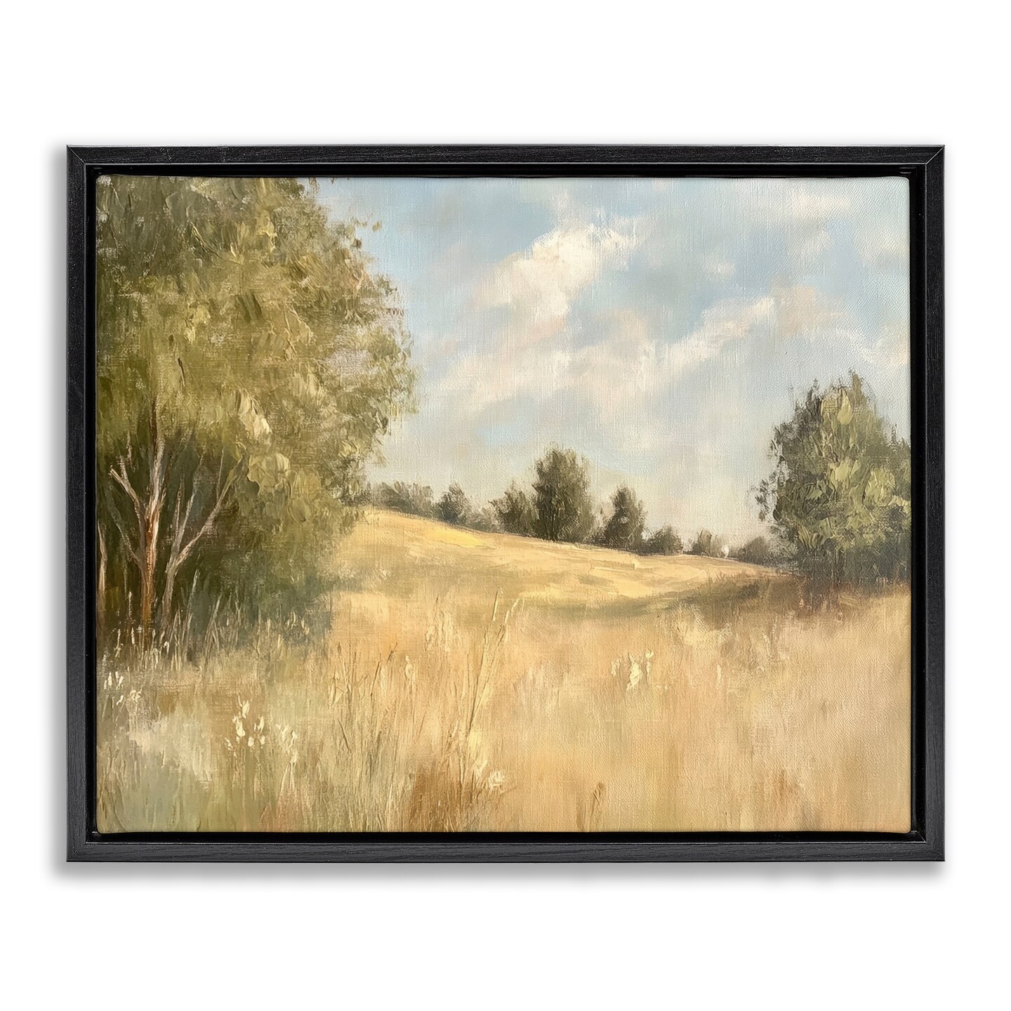 Stupell Industries Classic Country Field Floating Frame Design by Petal Prints Design