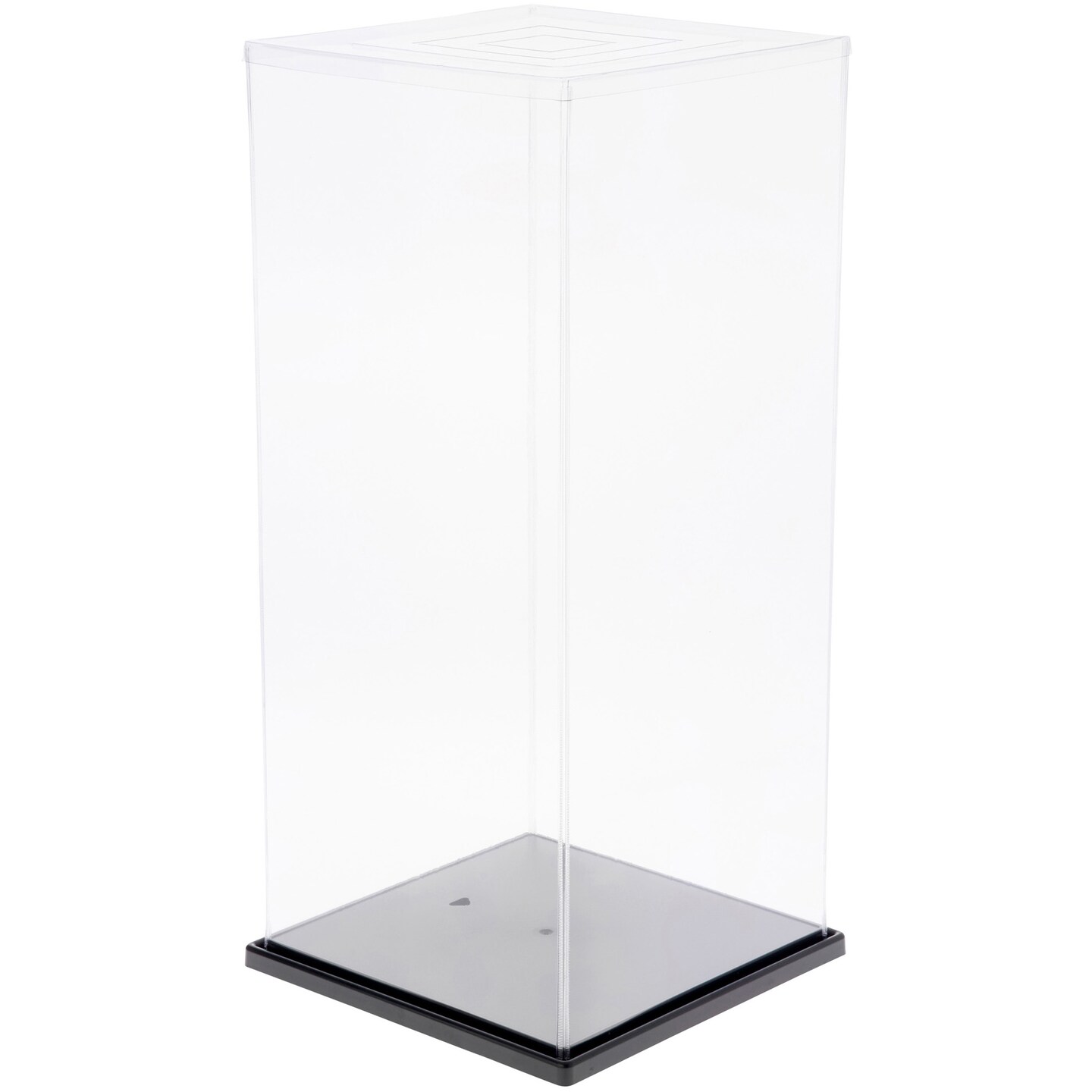 ExpoCase Plastic Folding Display Cover for Dolls, 10.5" W x 10.5" D x 24" H