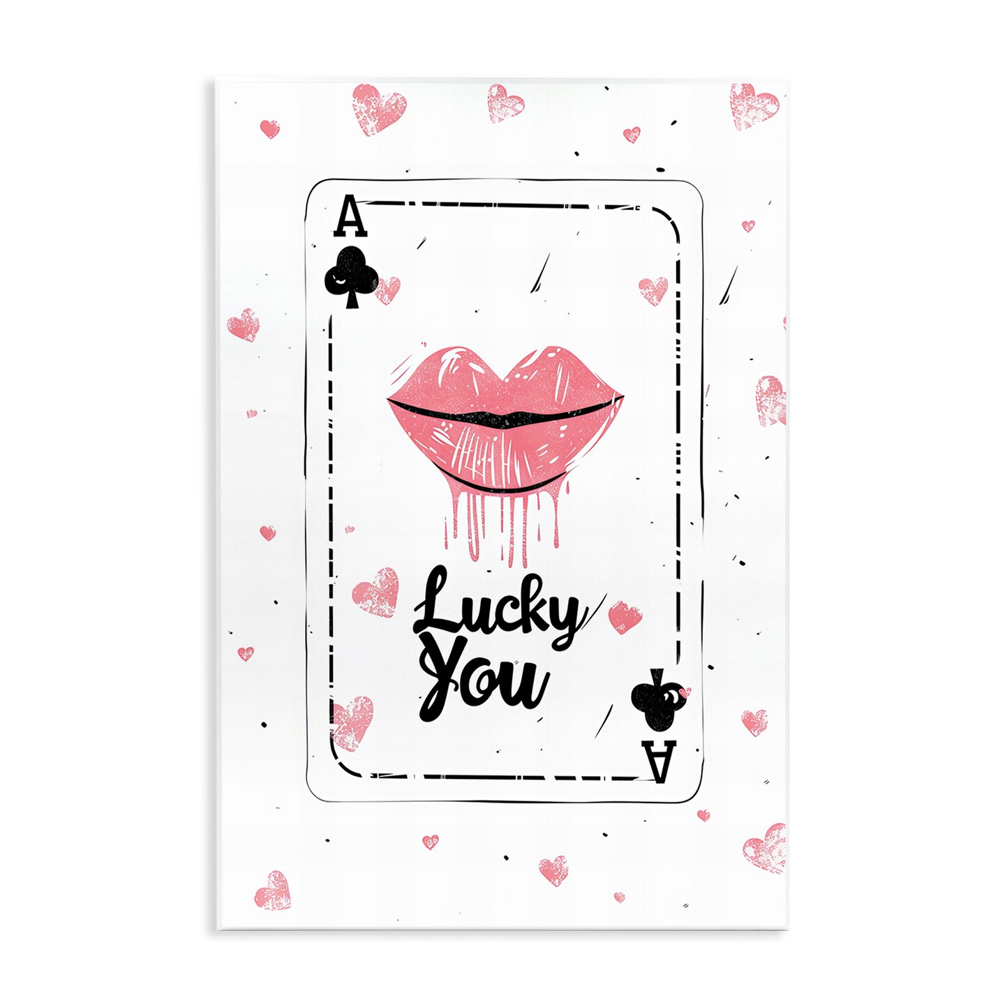 Stupell Industries Lucky You Playing Card Wall Plaque Design by LSR Design Studio