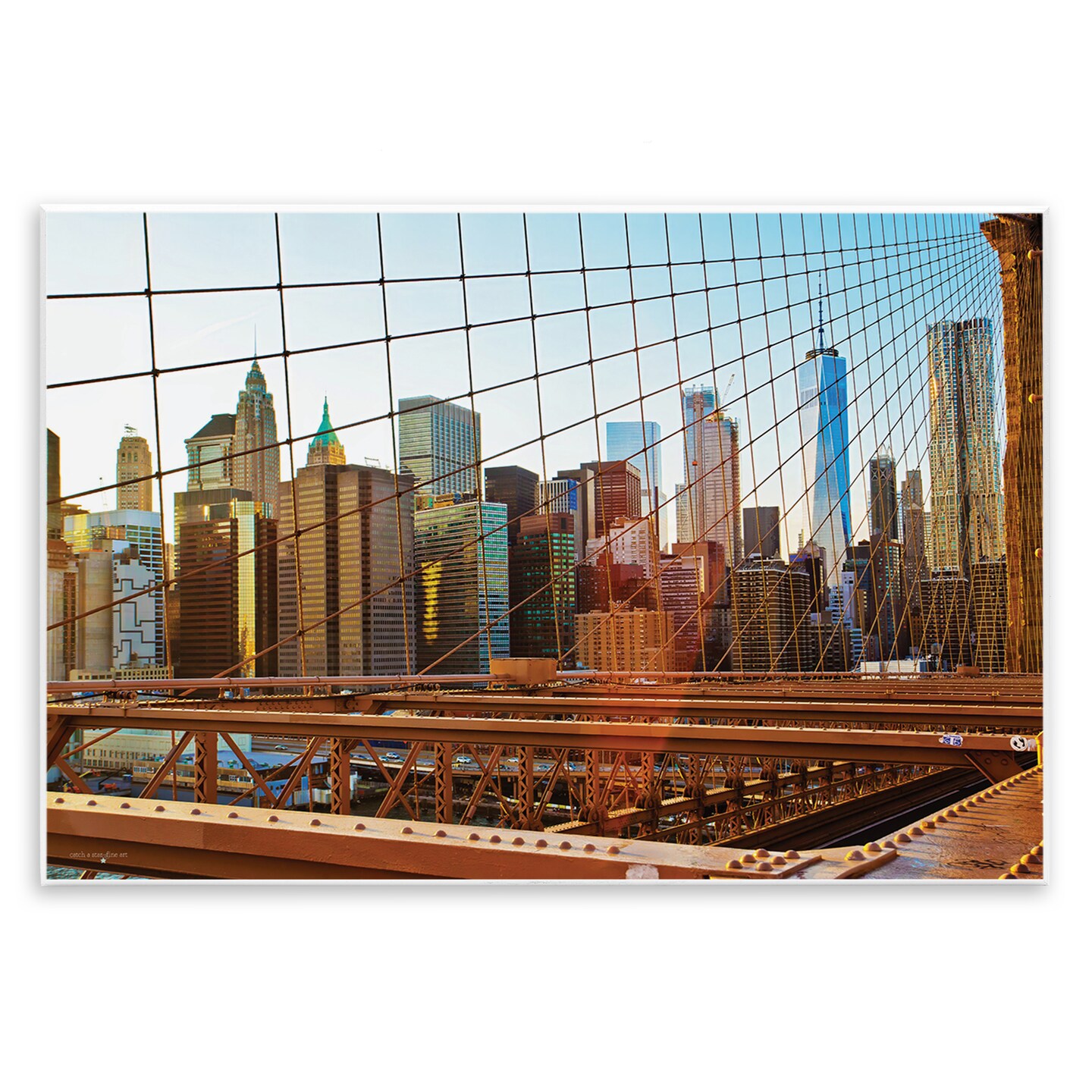 Stupell Industries Cityscape Through Bridge Wall Plaque Design by Seven Trees Design