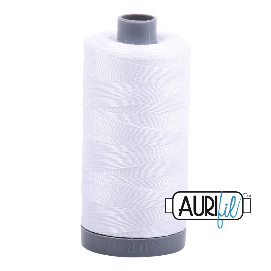 White (2024) | 28wt Large Spool (750M / 820Y) | Aurifil Thread