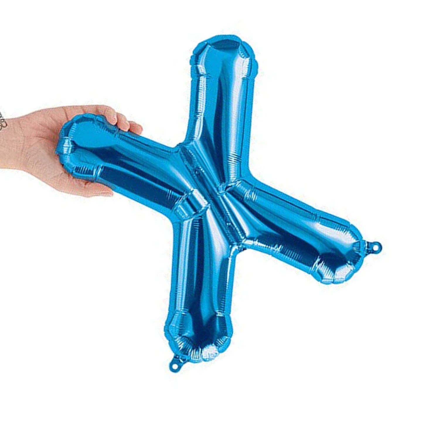 NorthStar Balloons&#xAE; 16 Inch Letter X Blue Air Fill Only