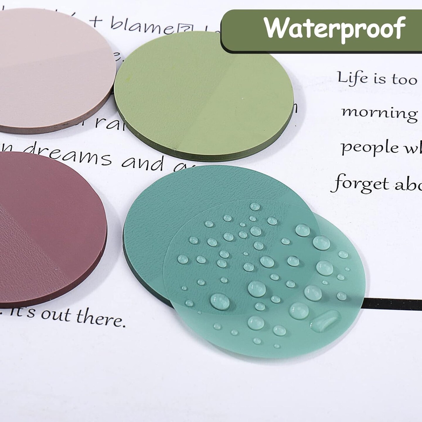 Transparent Sticky Notes, 400Pcs Morandi Cute Round Clear Sticky Tabs, Translucent Book Markers Page Flags Stickers, Bible Journaling Accessories Aesthetic Office School Study Supplies