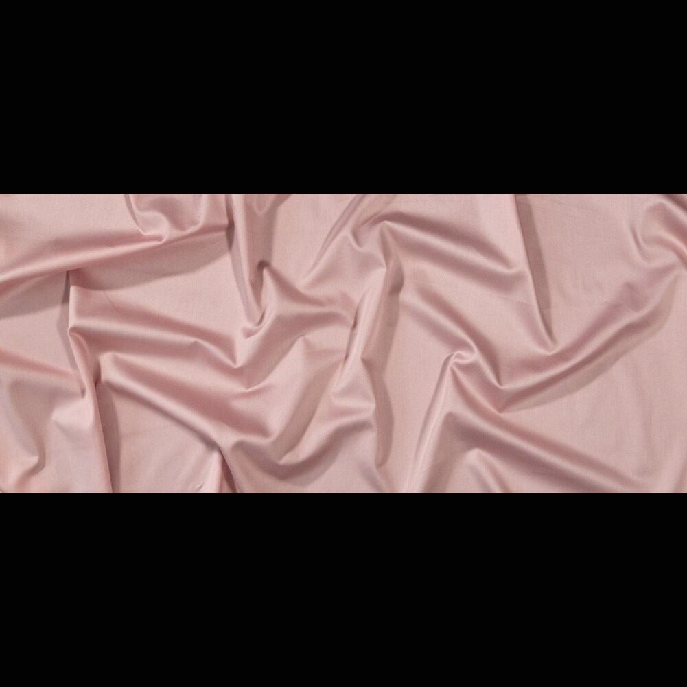 1 Yard Dusty Rose Mercerized Organic Egyptian Cotton Shirting Lightweight Solid Fabric
