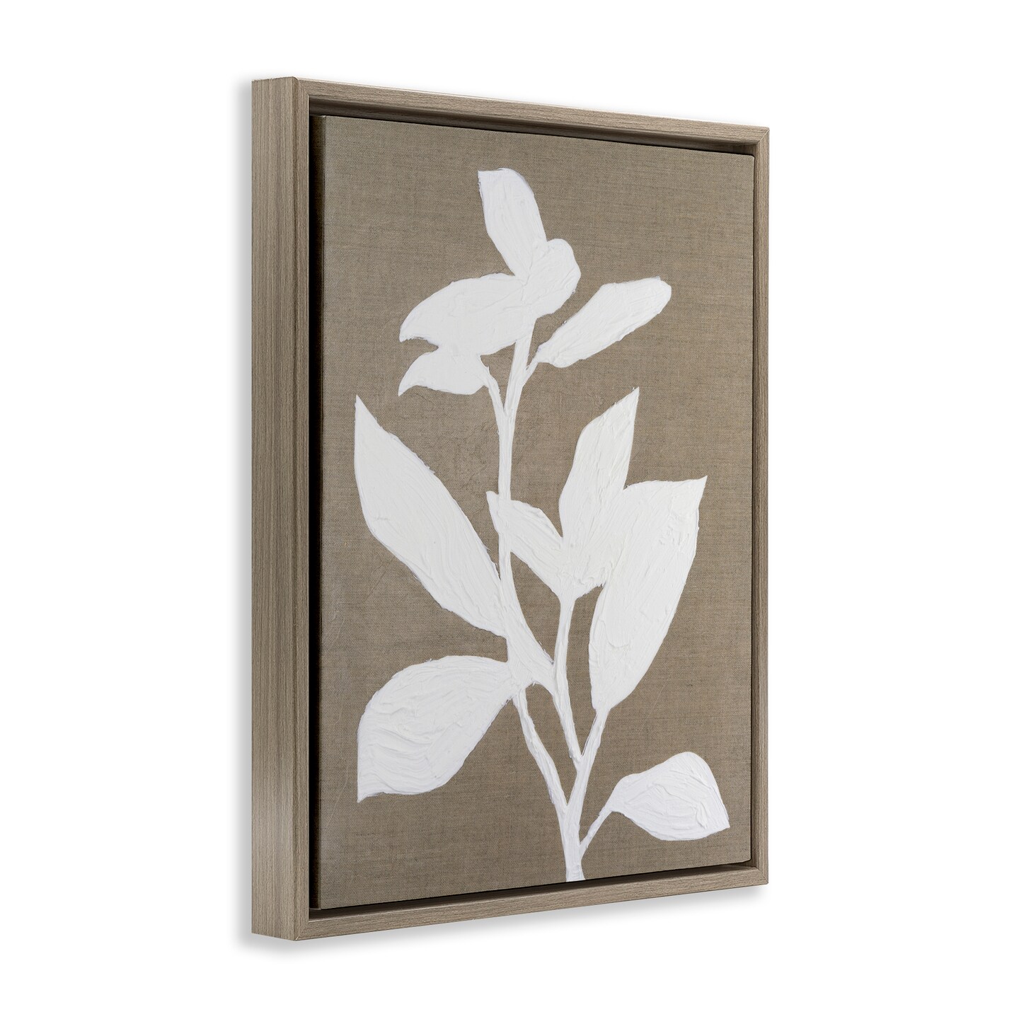 Stupell Industries Frosted Linen Floral Floating Frame, design by Vanna Lam