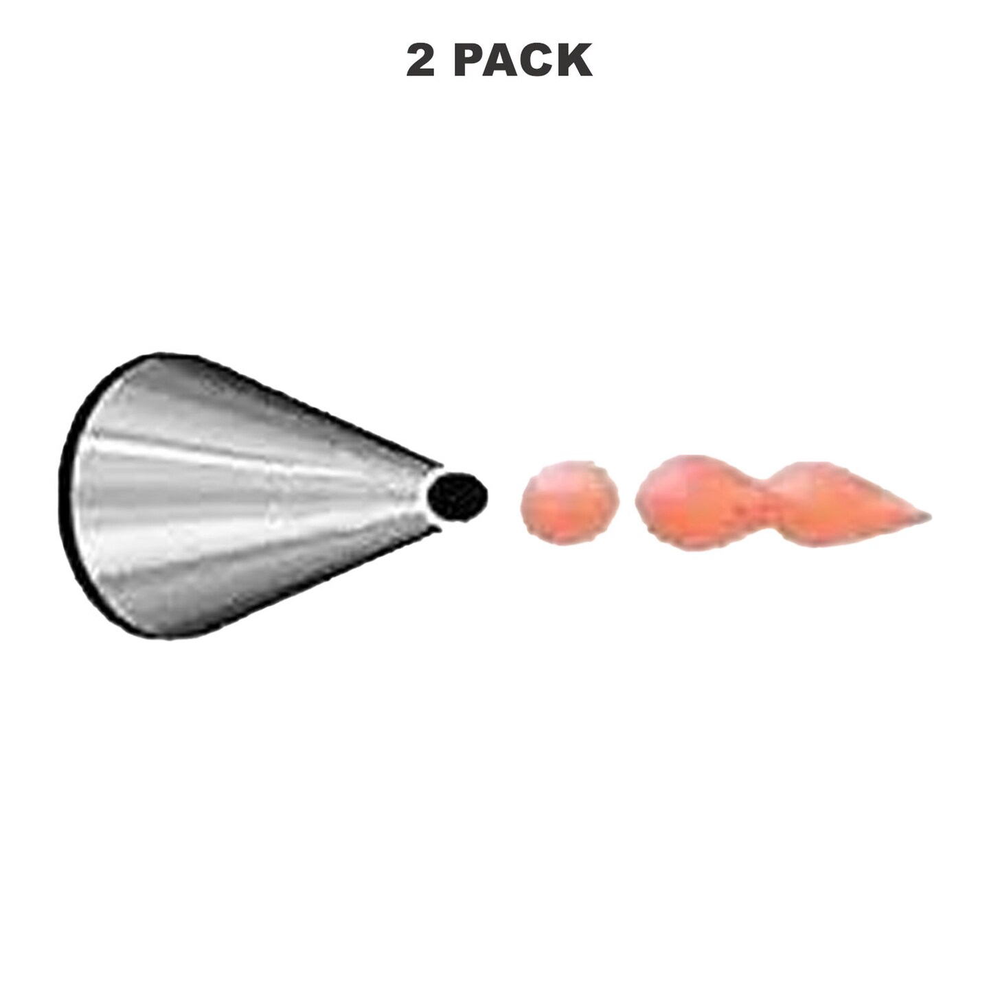Magic Line Tube Decorating Tip Oval Aluminum