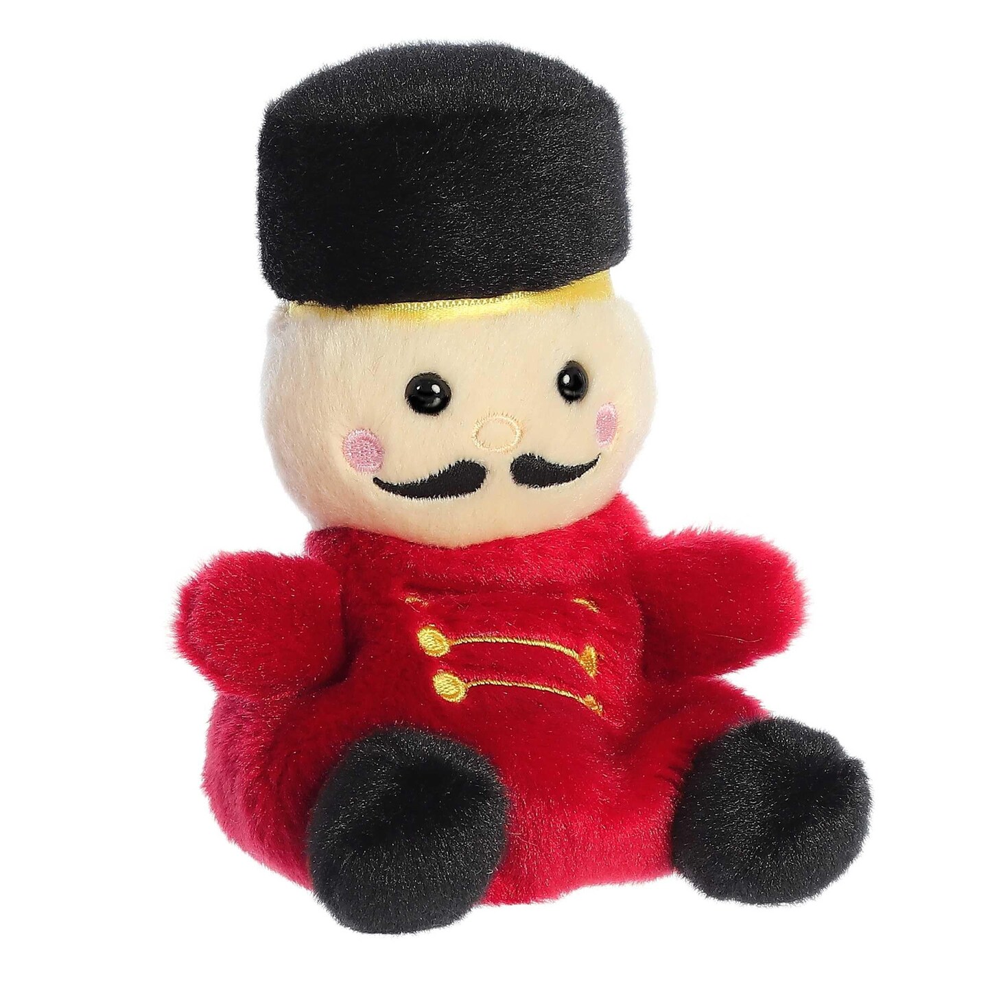 Aurora&#xAE; Adorable Palm Pals&#x2122; Marius Nutcracker&#x2122; Stuffed Animal - Pocket-Sized Fun - On-The-Go Play - Red 5 Inches