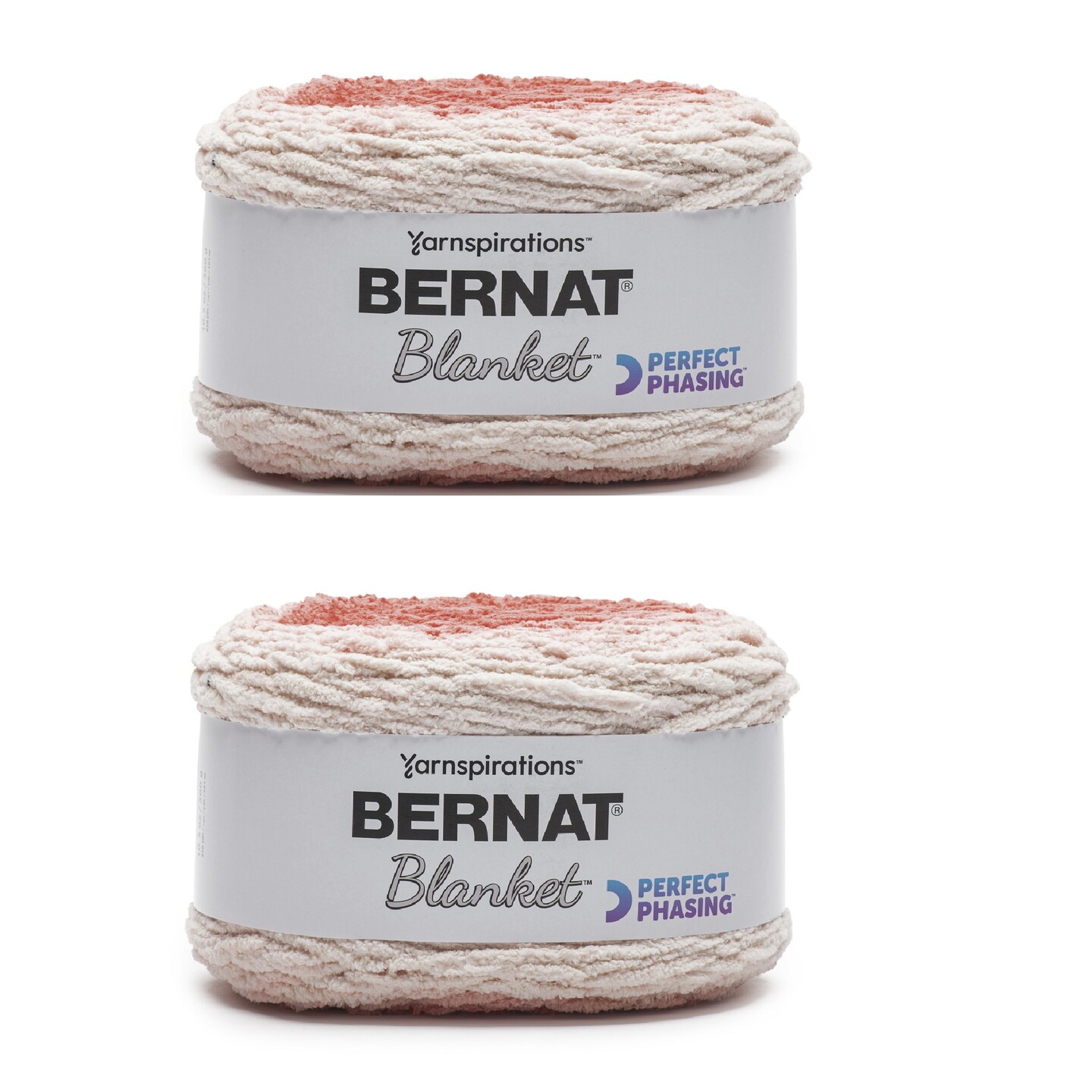 Multipack of 2 - Bernat Blanket Perfect Phasing Yarn-Crimson