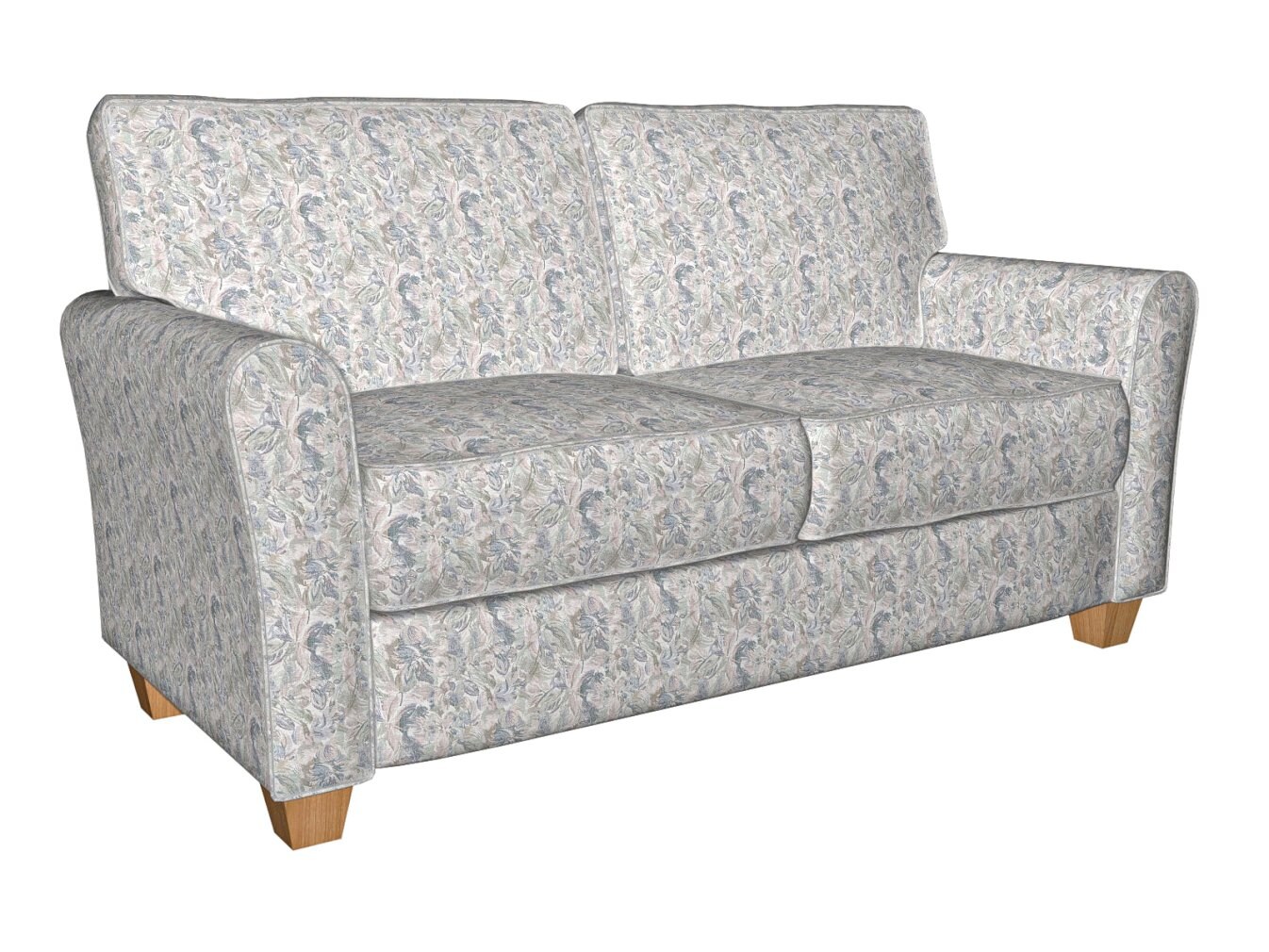 PETAL - Light Blue, Light Geen, Pink/Rose, White/Off-White Floral, Foliage, Abstract/Geometric Upholstery Fabric 54 Inches&#x22;
