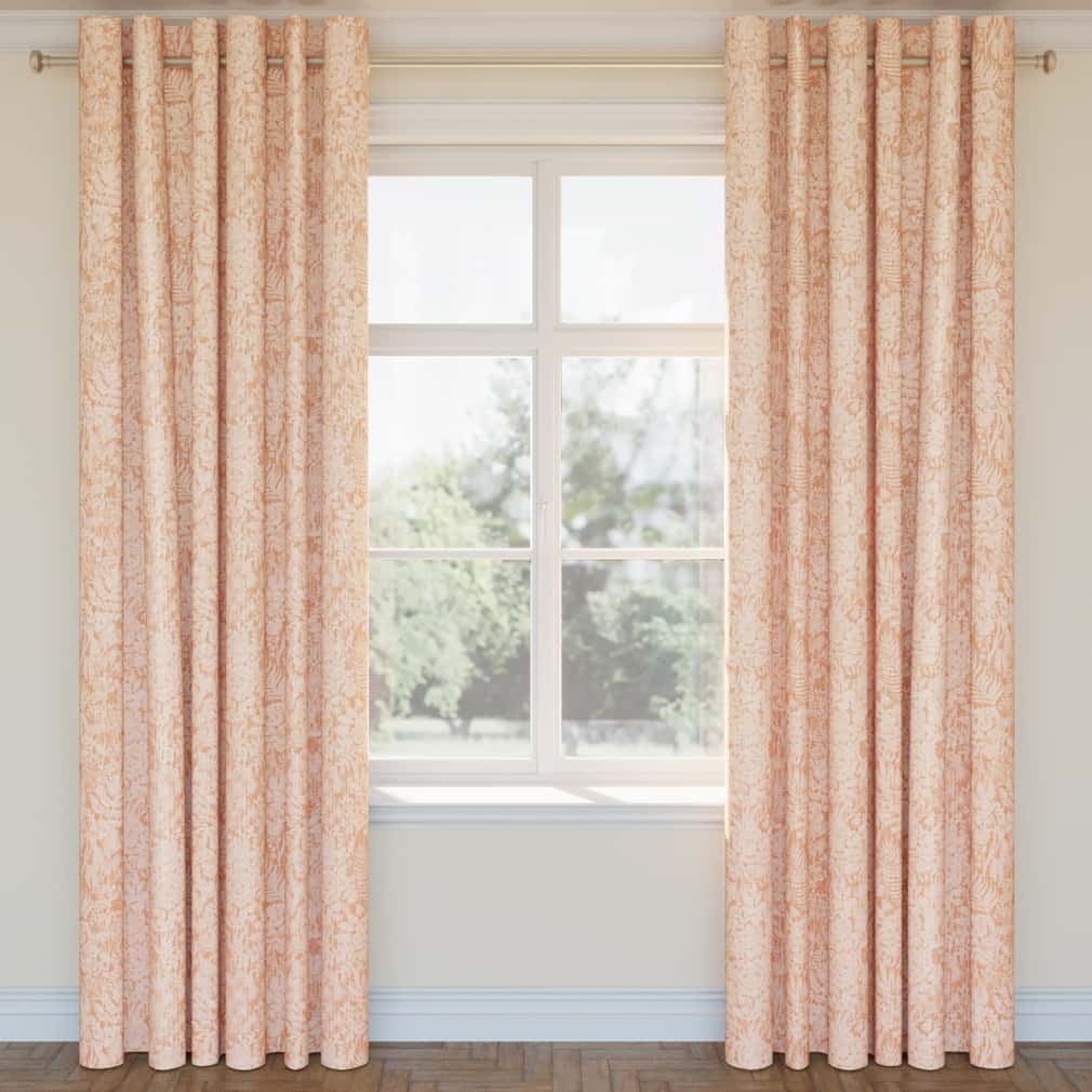 Upholstery Fabric - Coral & Peach,Pink Floral,Tropical & Botanical Upholstery Fabric 54 Inches"