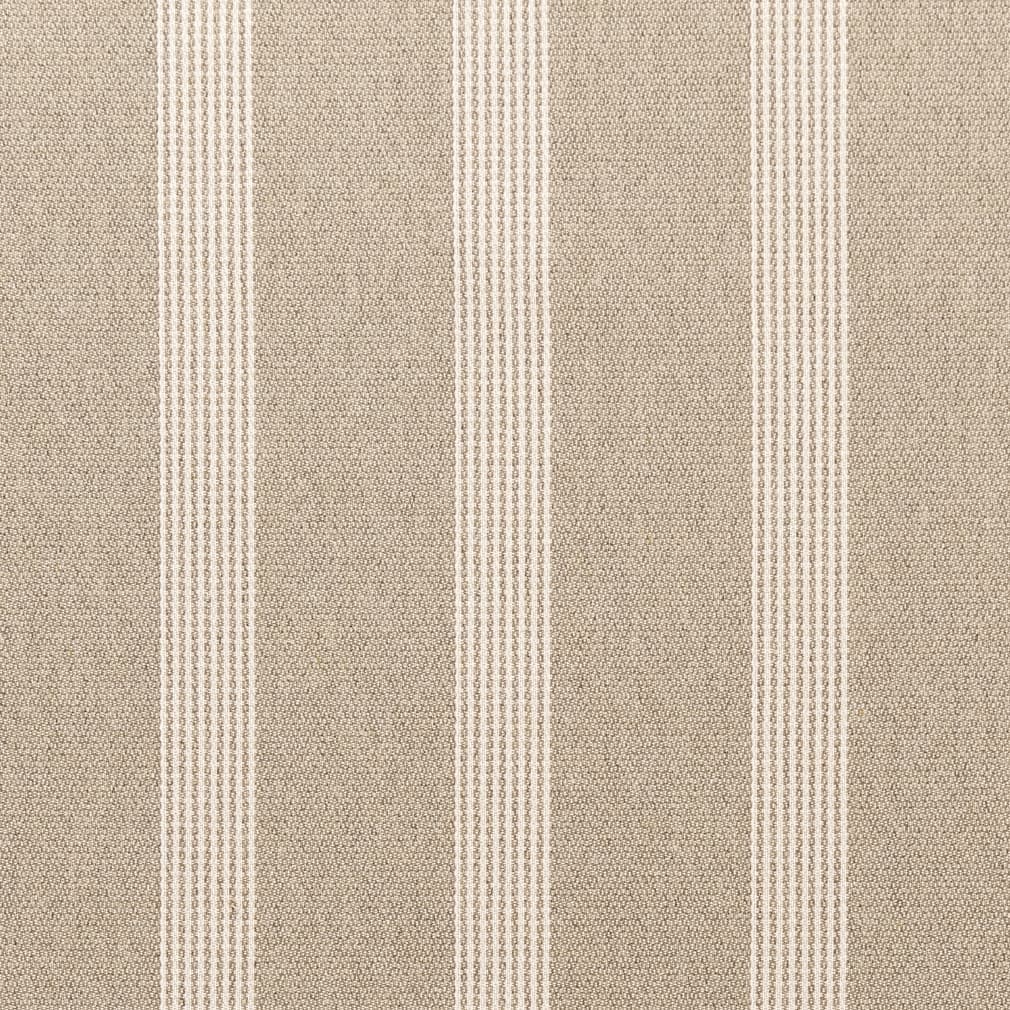 Upholstery Fabric - Beige & Taupe Stripe Upholstery Fabric 54 Inches"