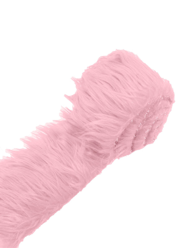 18&#x22; x 60&#x22; Size Shaggy Long Pile Faux Fur Strip Fabric for Costumes Crafts Trims Decor Projects