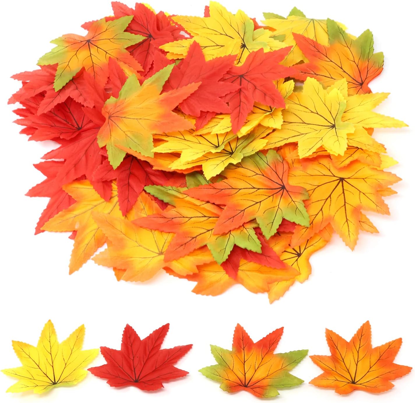 Artificial Maple Leaves Fall Decorations