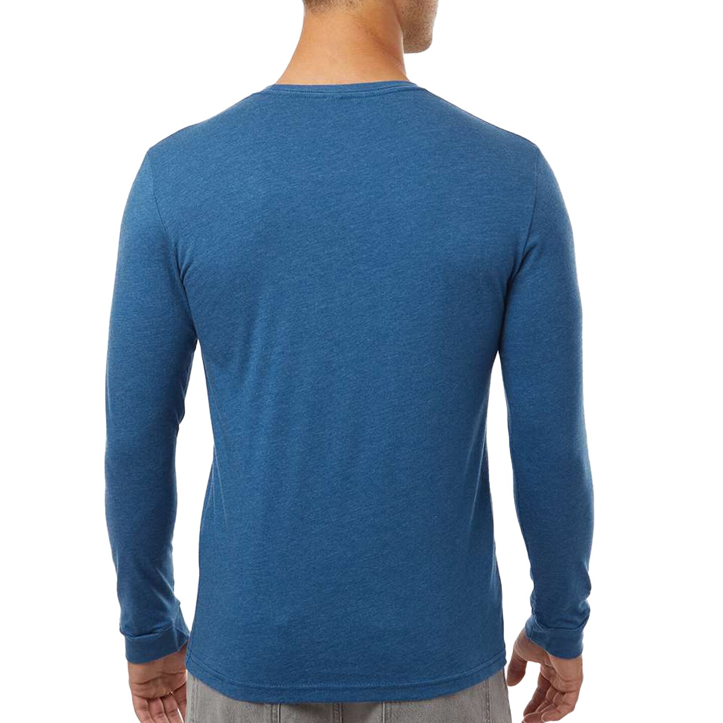 Next Level Long Sleeve T-Shirt, CVC Crewneck Tee Adult Assorted Color Shirt