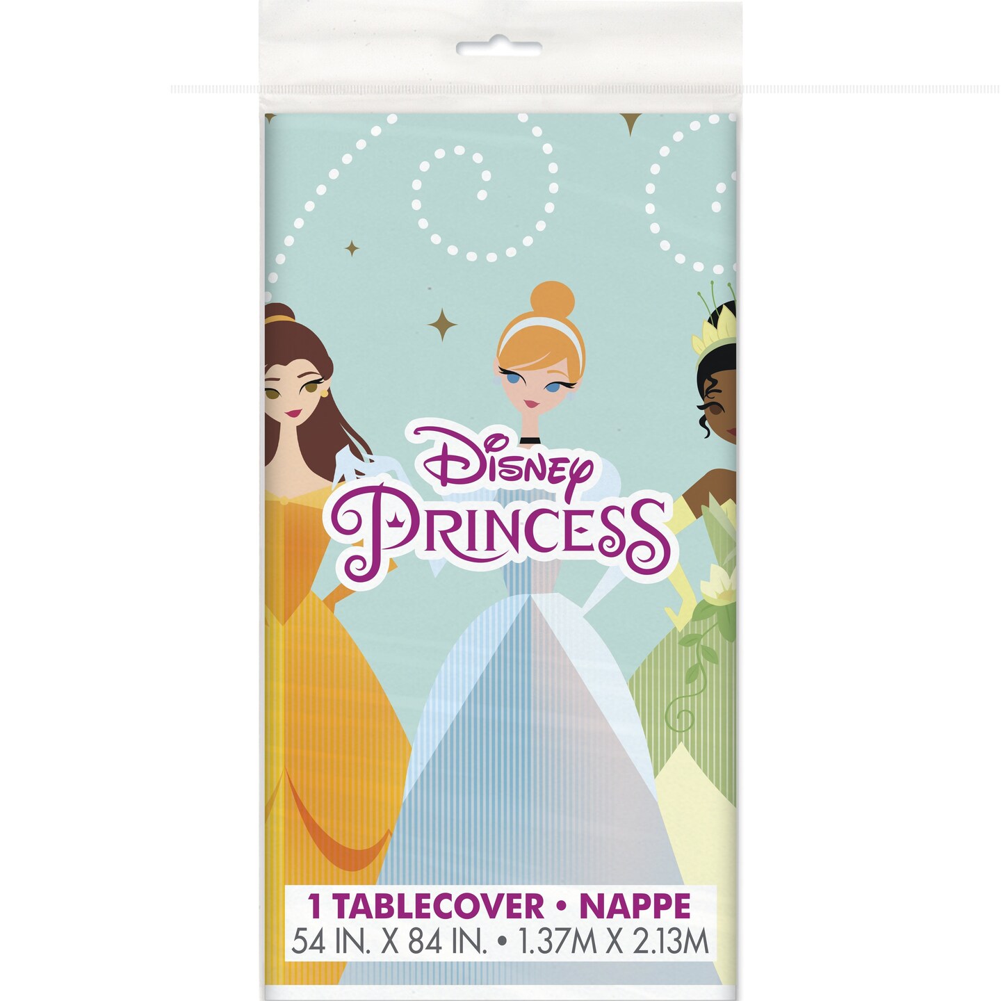 Disney Princess Plastic Table Cover - 54&#x22; x 84&#x22;