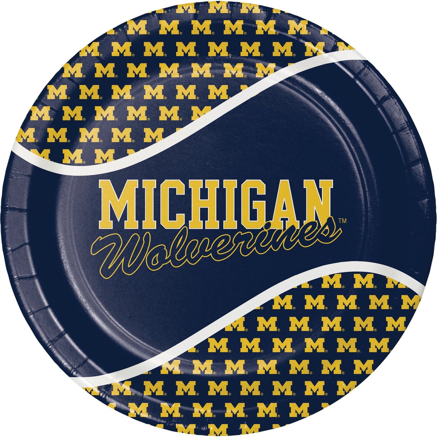 University of Michigan 9&#x22; Paper Plates - 8ct