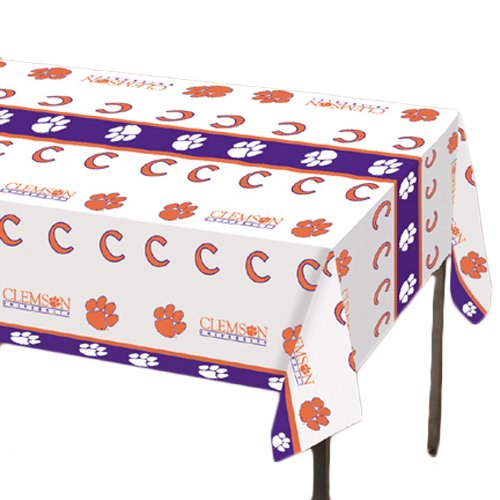 Clemson University 54&#x22; x 108&#x22; Plastic Tablecloth