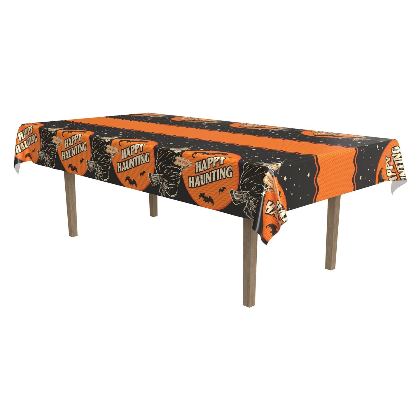 Vintage Halloween Table Cover - 54&#x22; x 108&#x22;