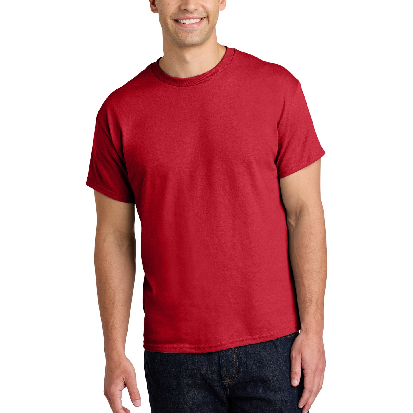 Gildan Heavy Cotton T-Shirt, Crewneck Blank Tees for Crafting