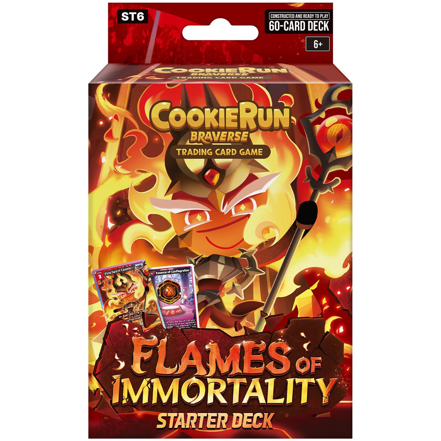 CookieRun TCG: Starter Deck - Flames of Immortality -Red Legendary