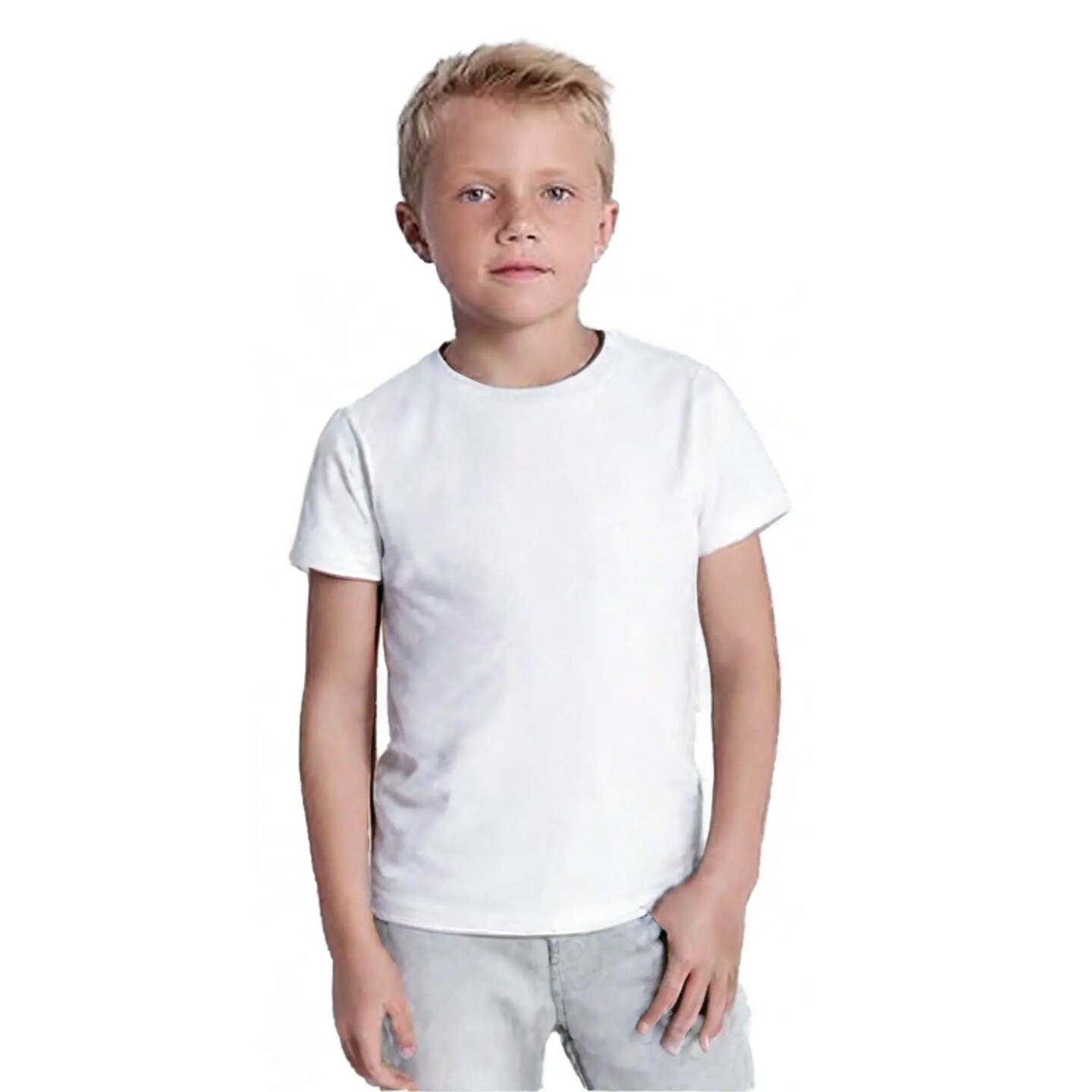24 Pack Gildan Heavy Cotton Toddler Short Sleeve Crewneck T-Shirt Bulk Kids Blank Tees for School & Custom Printing
