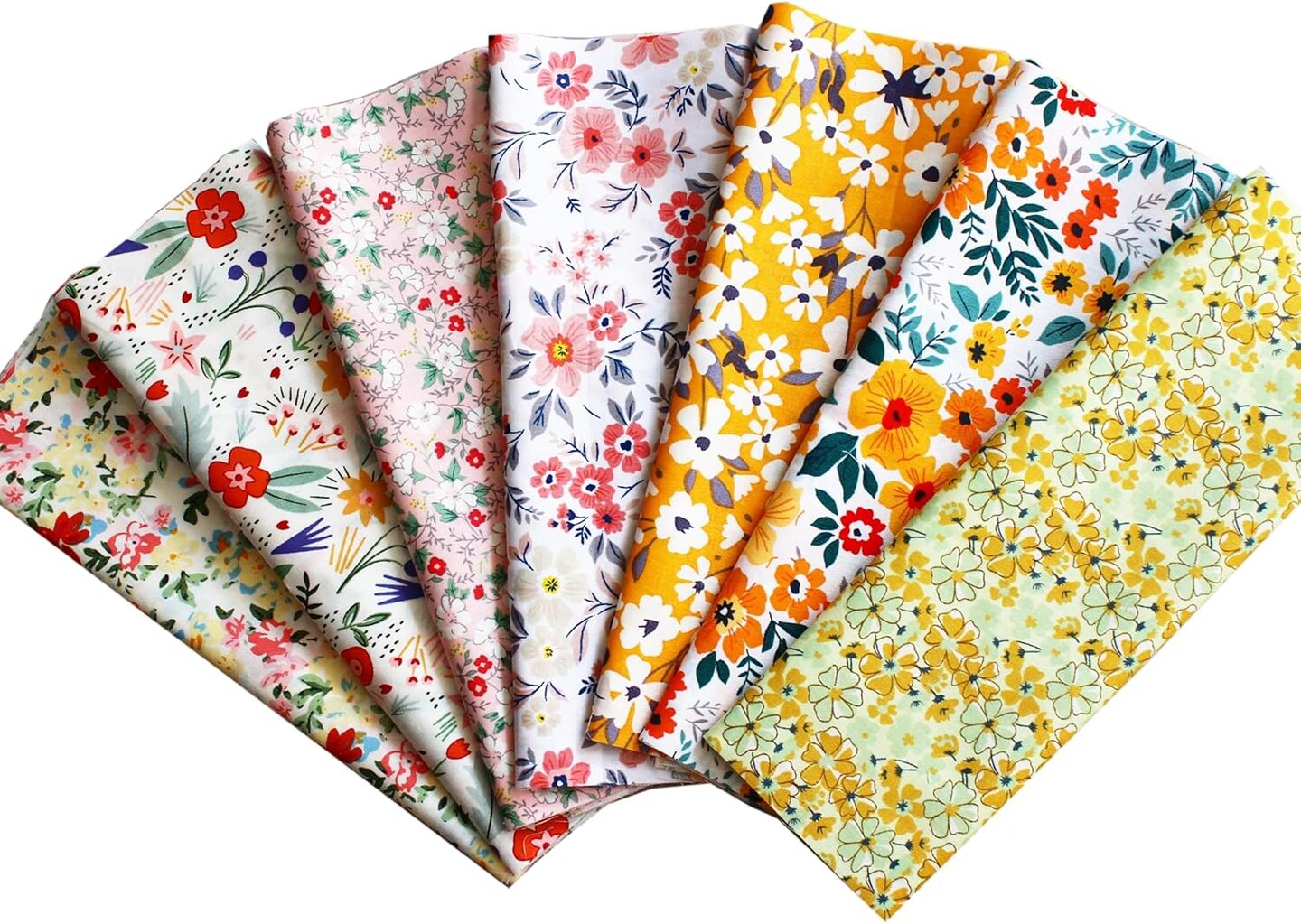 42-10" Quilting Cotton Fabric Bundles Printed Floral Craft Fabric Precut 100% Cotton