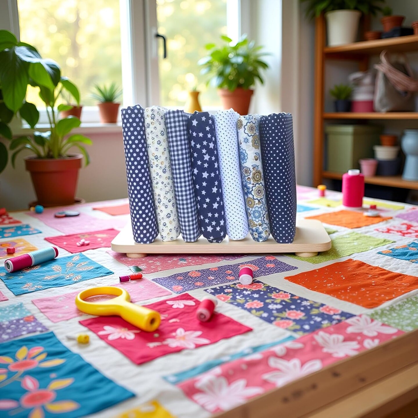 7pcs 10" x 10" (25cm x 25cm) Top Cotton Craft Fabric Bundle Squares Patchwork