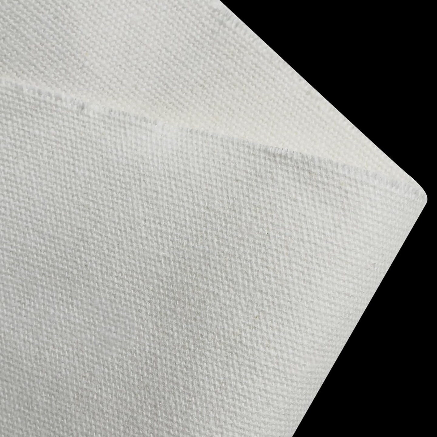 10oz Heavy Duty Cotton Canvas Fabric (60" x 40") – Thick Cotton Duck Cloth, Precut Cotton & Cotton Blend Fabric for Painting, Sewing, Crafts, Tote Bags, Embroidery & Home Decor (White)