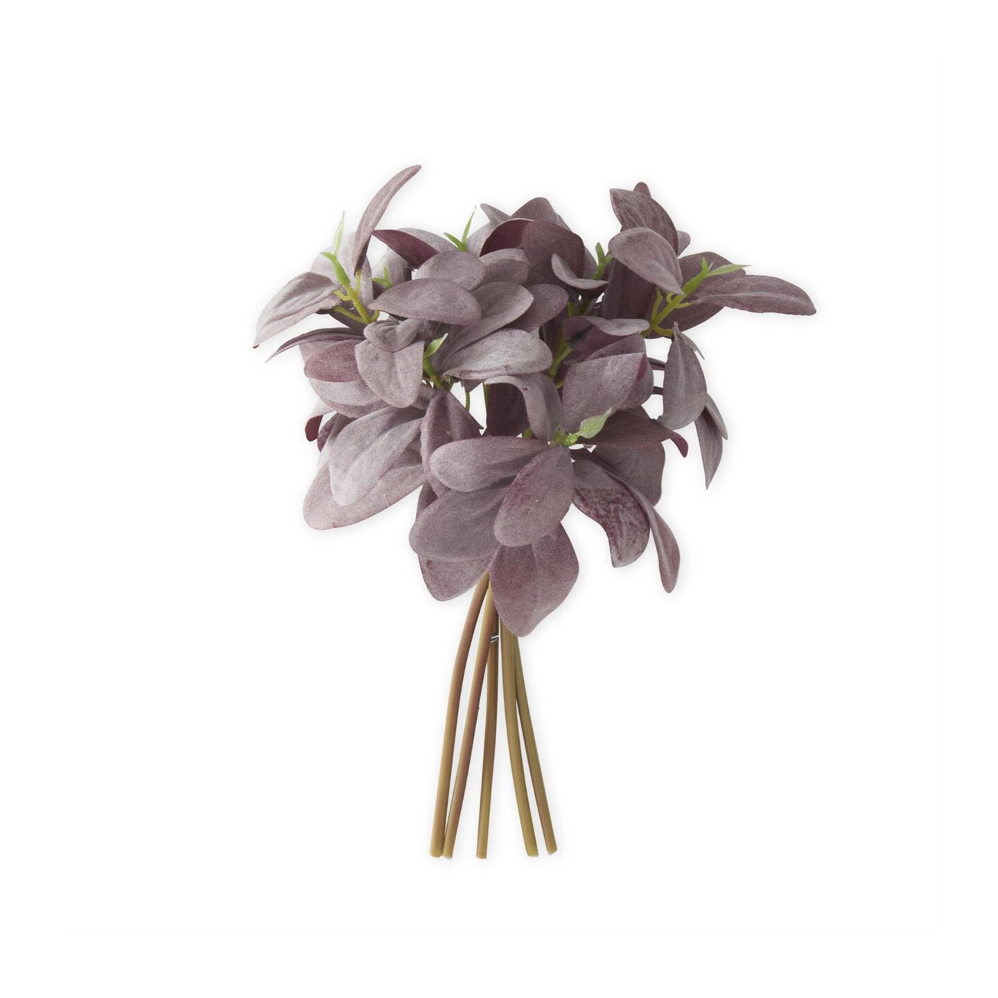 Artificial Purple Lambs Ear Bundle 10.5 Inch Faux Greenery-17791A-PU