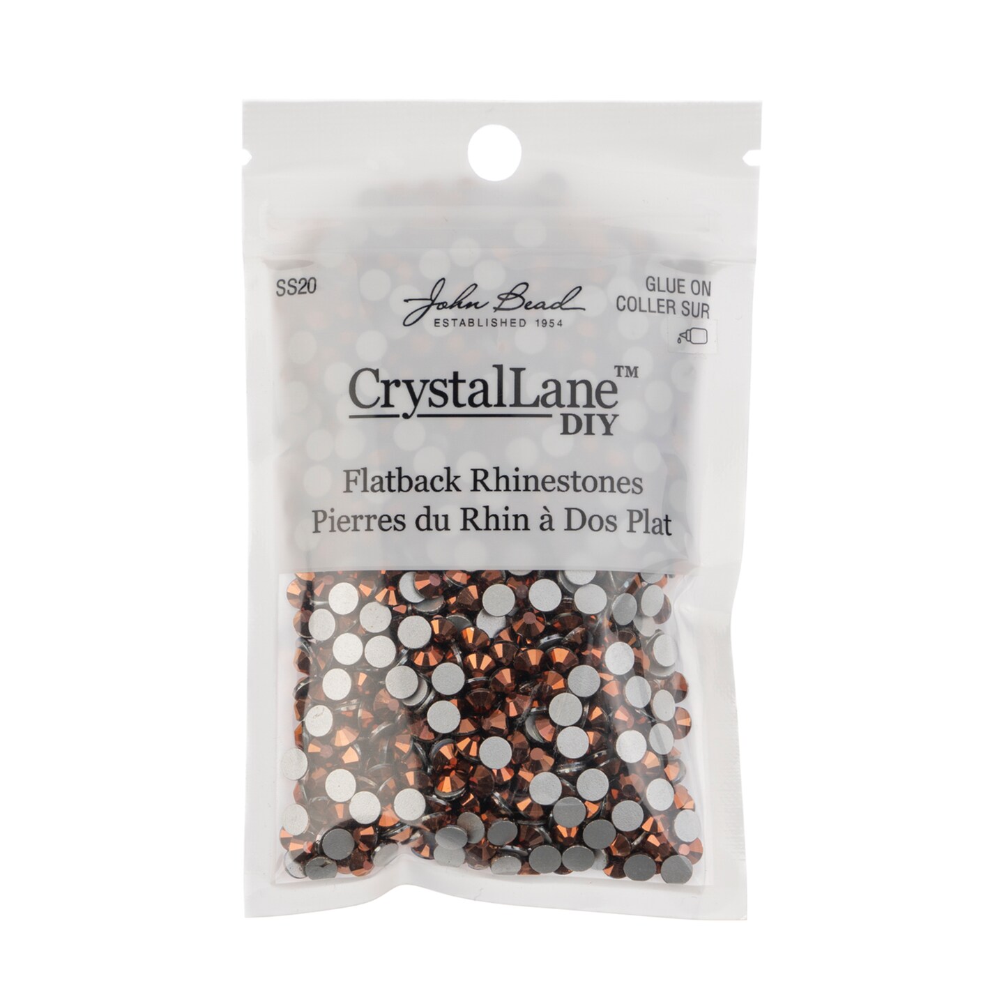 Crystal Lane DIY SS20 Glass Flatback Rhinestones, 1440pcs