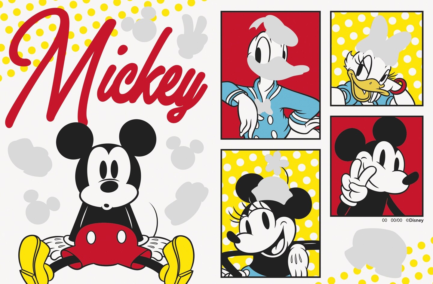 Mickey Mouse Activity Cards with Stickers  - 4ct