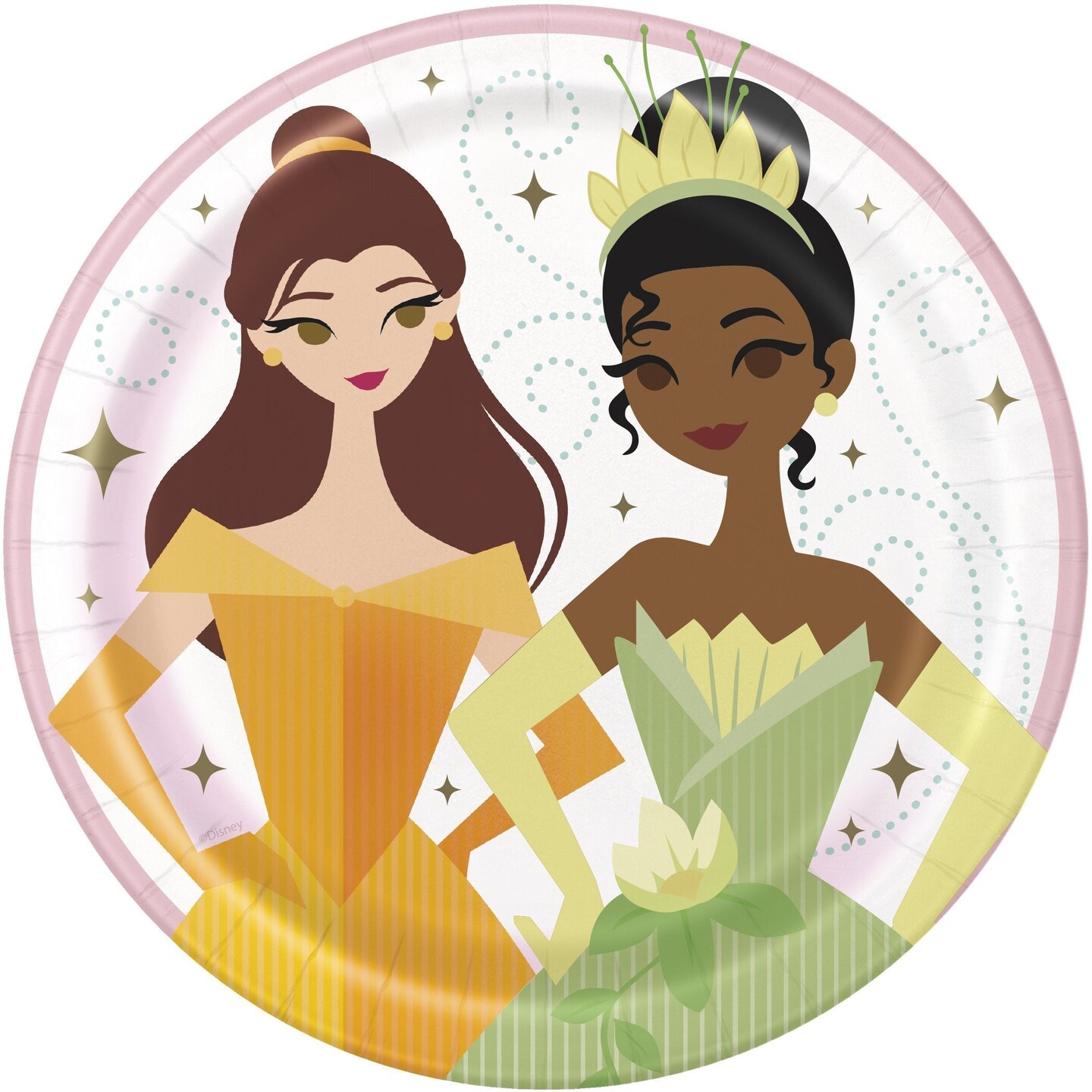 Disney Princess 7&#x22; Paper Cake Plates - 8ct