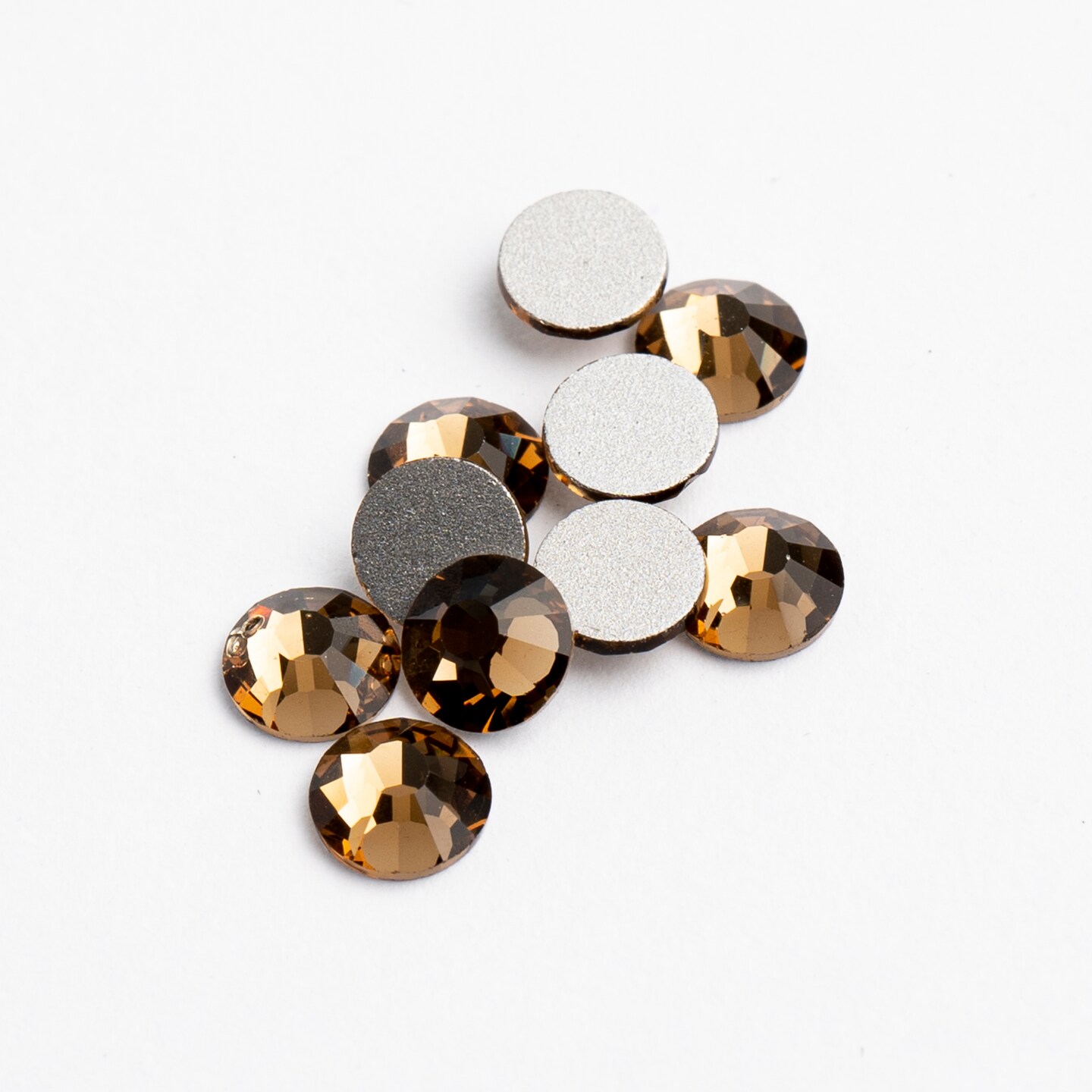 Crystal Lane DIY SS30 Glass Flatback Rhinestones, 72pcs