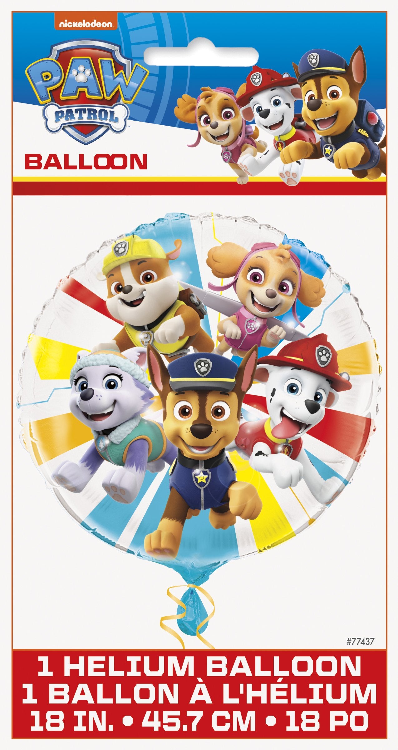 Paw Patrol 18&#x22; Foil Balloon