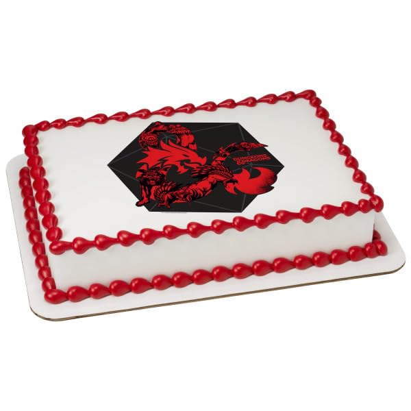Dungeons &#x26; Dragons PhotoCake&#xAE; Edible Cake Topper Icing Image for 1/4 Sheet cake or larger