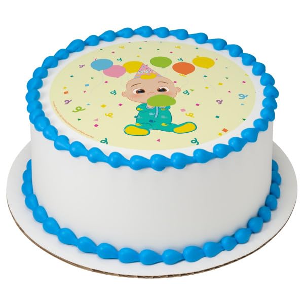 CoComelon Happy Birthday! PhotoCake® Edible Cake Topper Icing Image for 6 inch Round cake or larger