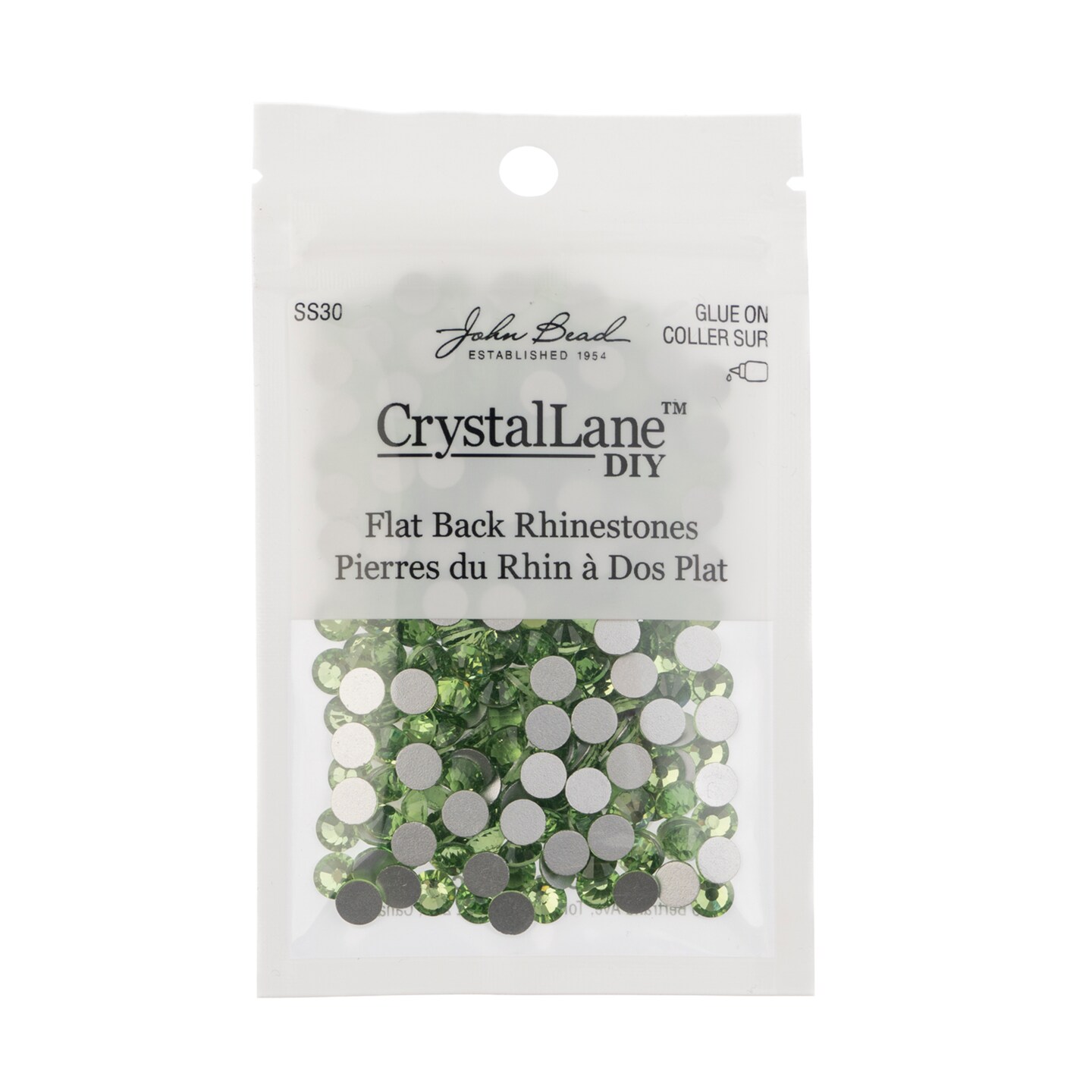 Crystal Lane DIY SS30 Glass Flatback Rhinestones, 288pcs