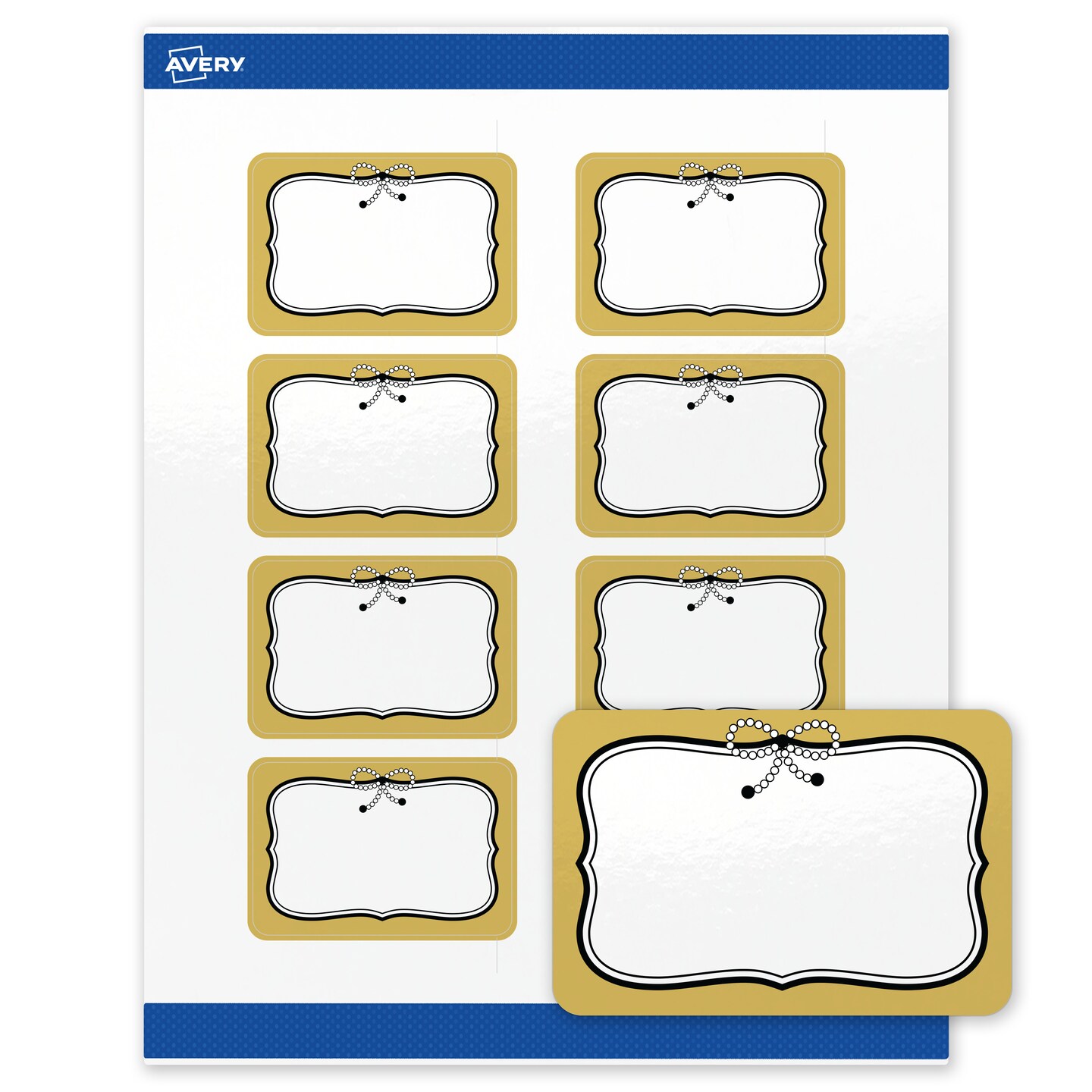 Avery Printable Rectangle Labels with Sure Feed Technology, 2" x 3 ...