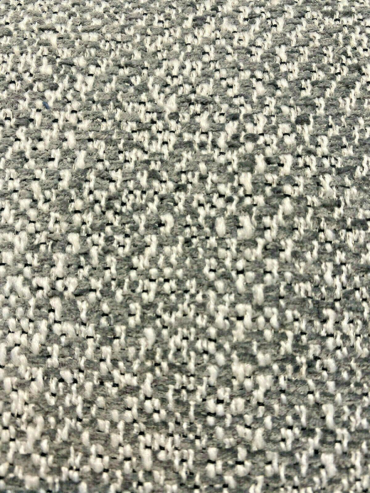 1 Yard Pebble Gray Chenille Upholstery Fabric Soft Durable Woven 55 Inch Width 100% Polyester