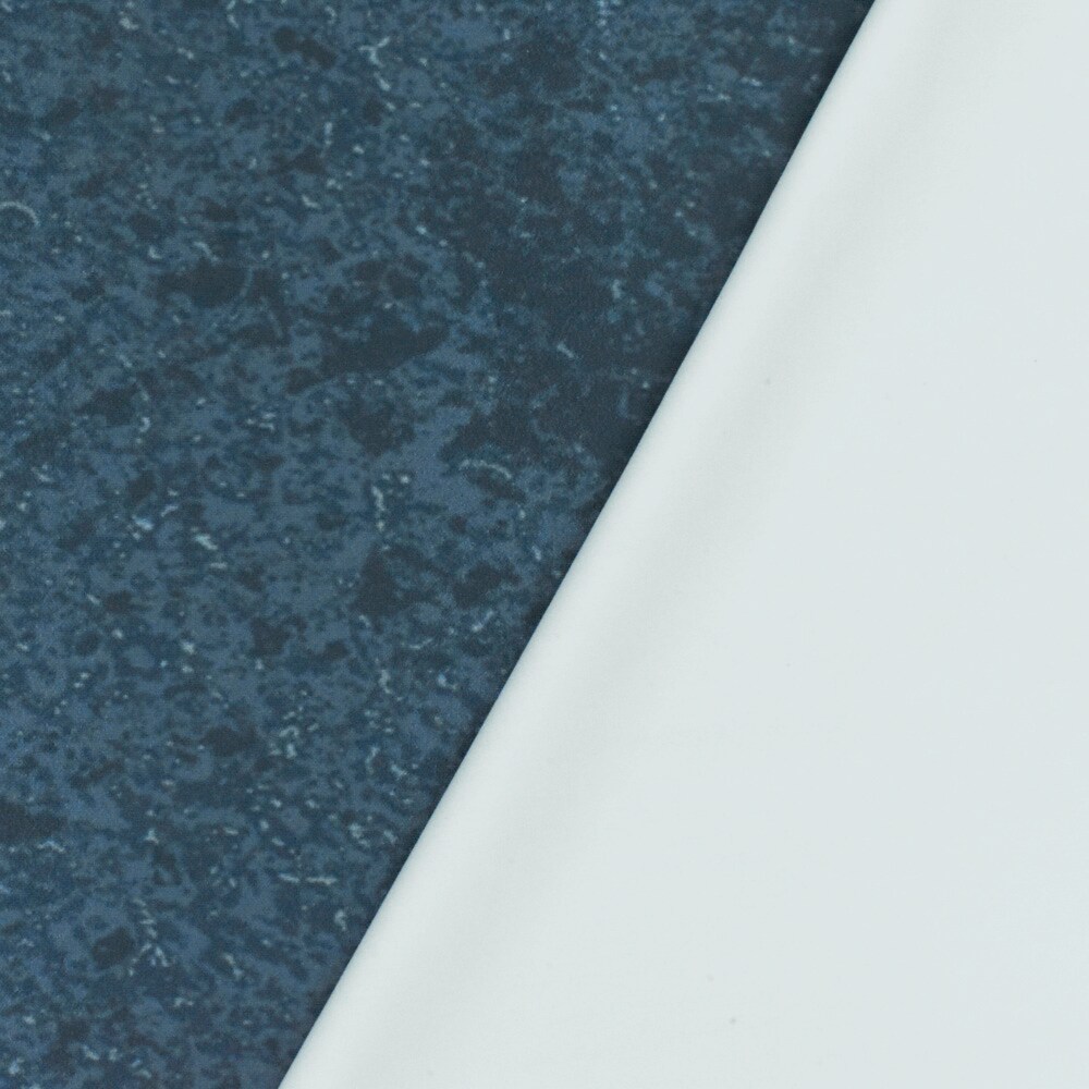 Swamp Teal-Blue Texture Pattern Printed Stretch Tricot Swimwear Knit Fabric By the Yard