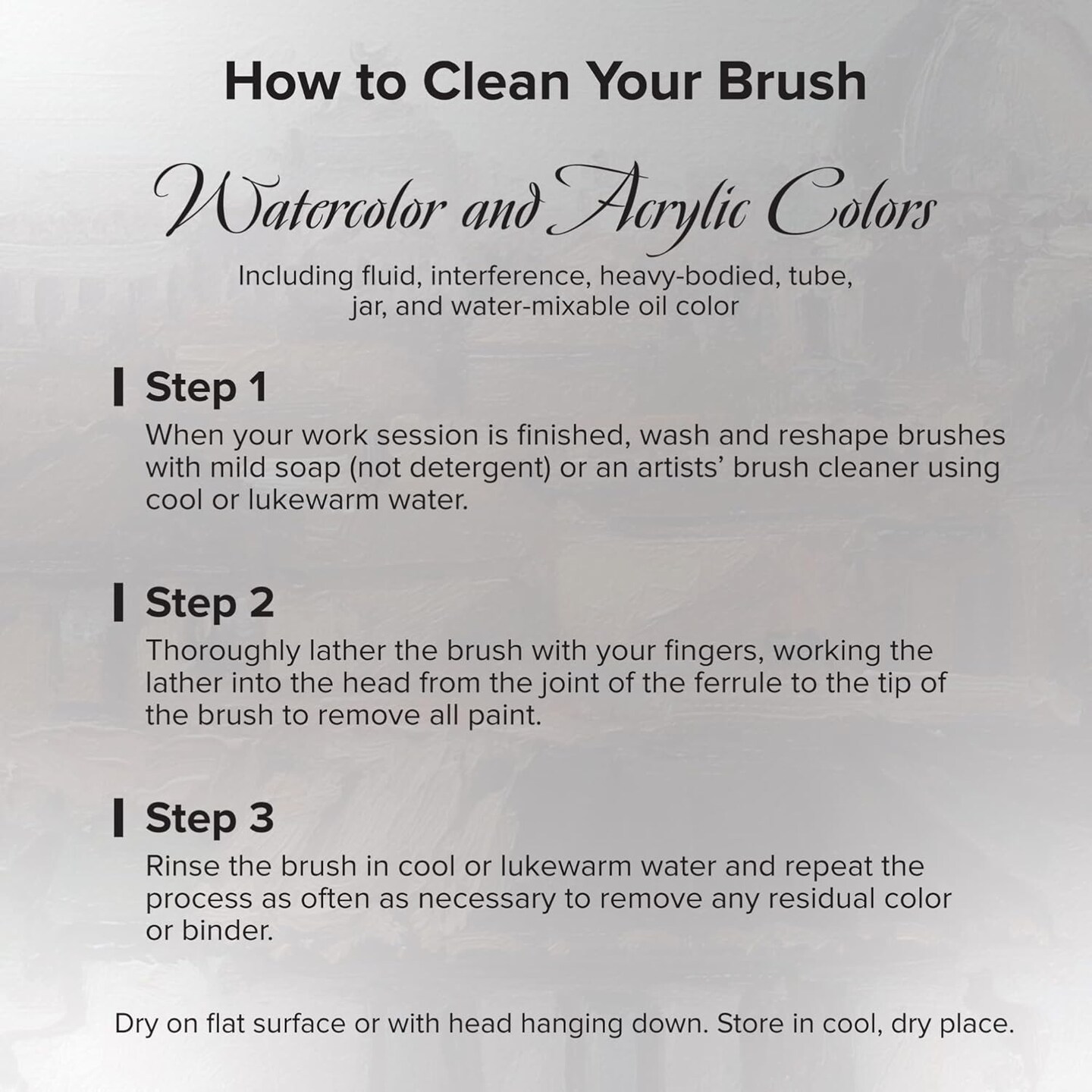 Silverwhite&#xAE; Short Handle Foundation Watercolor Round Paint Brush - Script Liner #1 SilverBrush