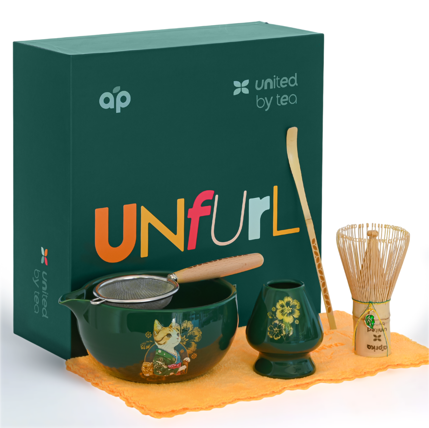 Ceremonial Matcha Starter Kit, Blue Matcha Bowl and Whisk Set
